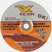 Абразивный Cuttingdisc/шлифовальный диск глинозема для нержавеющей стали